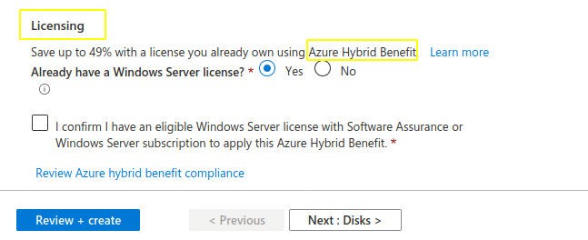 Azure-hybrid-benefit-reduce-azure-pricing-option
