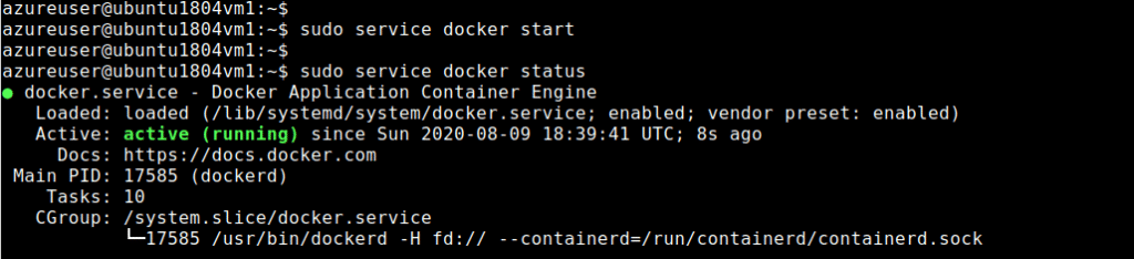 start-docker-service-command-line