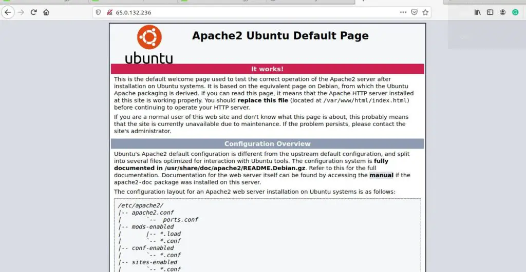 Apache2-ubuntu-default-page