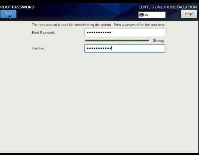 setup-root-password-during-Install-centos-in-Vmware