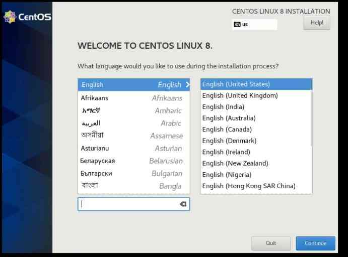 select-language-during-centos-install-in-vmware