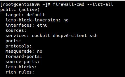 check-existing-firewall-setting-centos