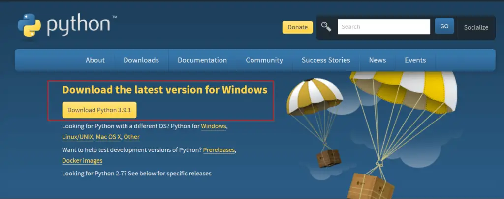 Download-python-3.9