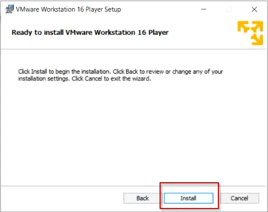 Install-VMware-Workstation-Player-on-Windows -10