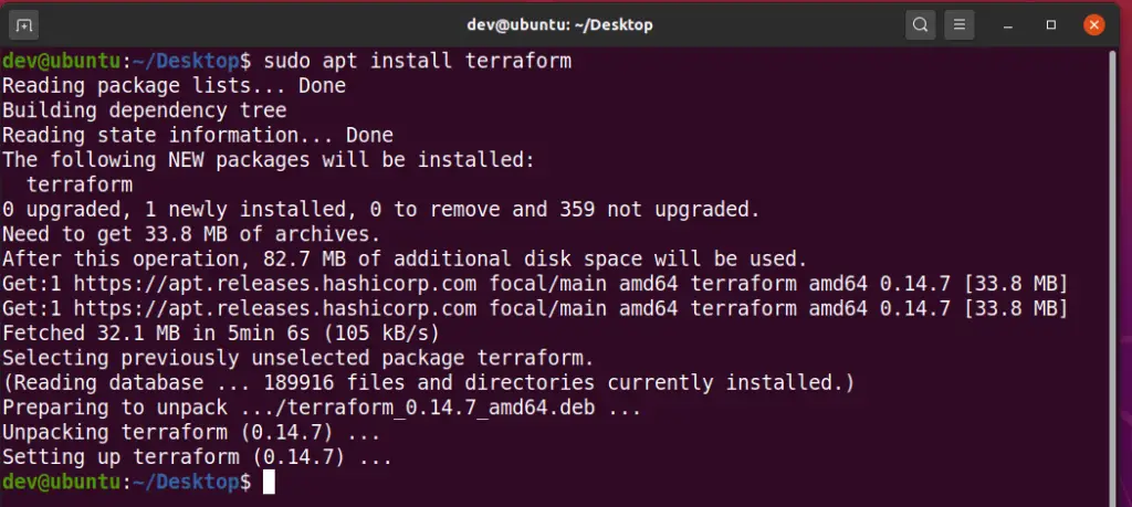 Install-terraform-on-ubuntu
