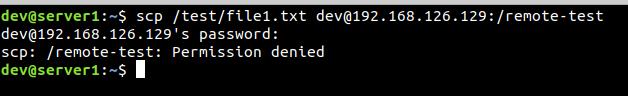 SCP-permission-denied-error