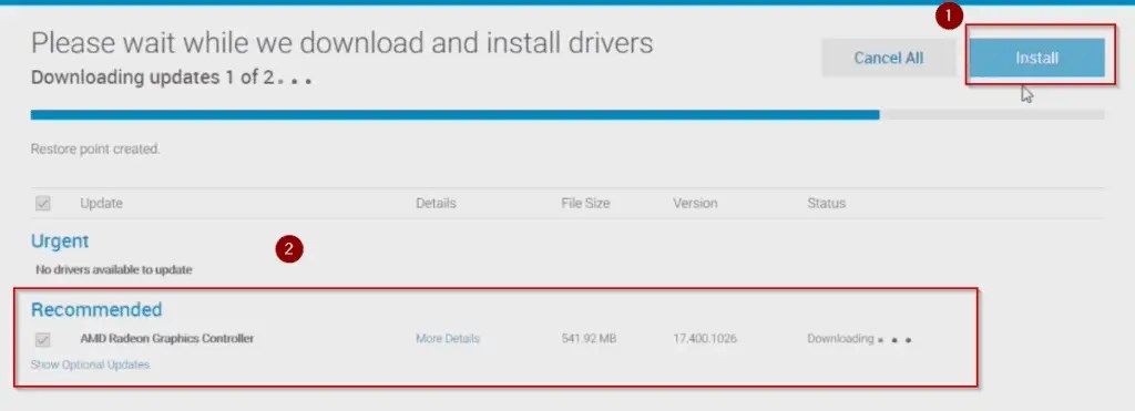 updating dell video drivers