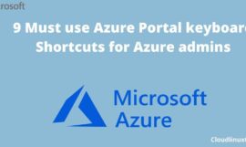 9 must use Azure portal keyboard shortcuts for Azure admins