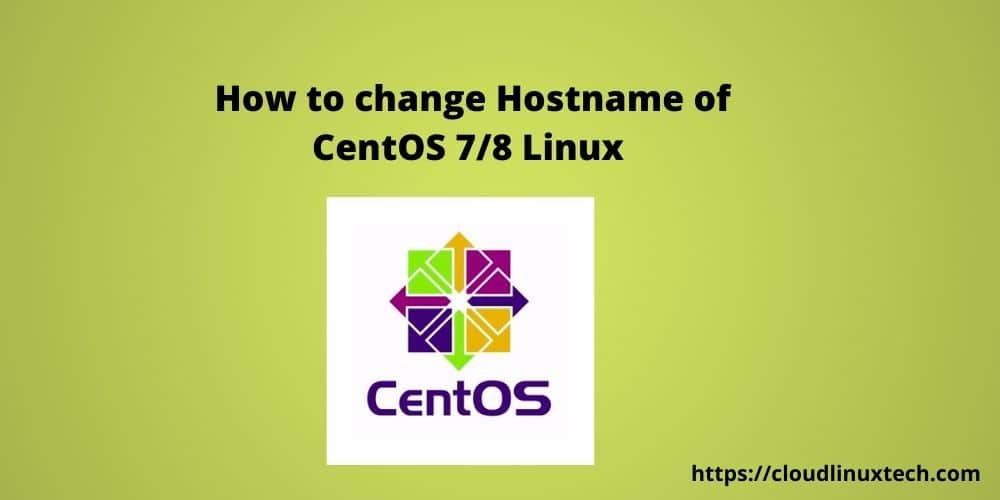 how-to-change-hostname-of-centos