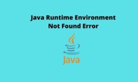 How to Fix “Java Runtime Environment not found” error {Windows 10 and Ubuntu 20.04}