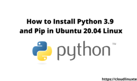 How to install Python in Linux correctly {Python 3.9 and pip 20.3}