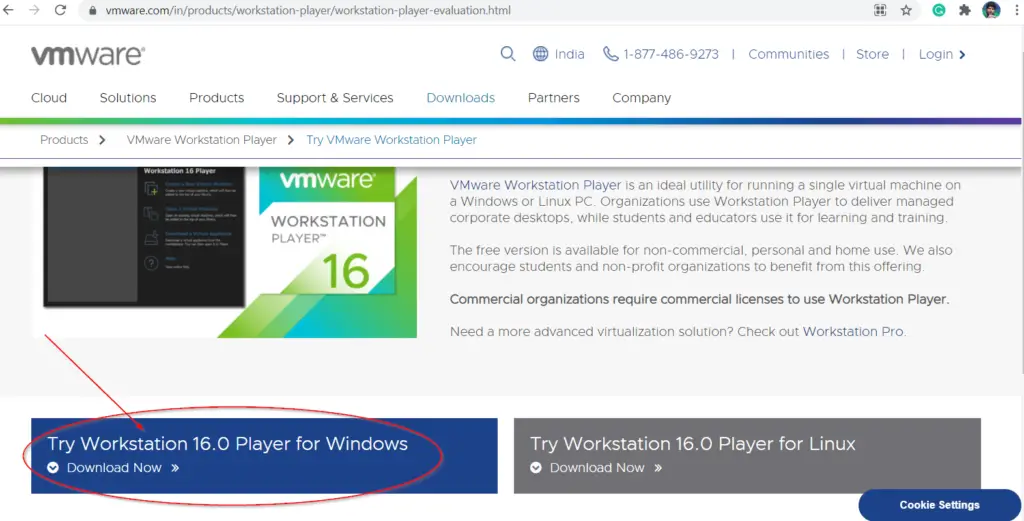 download vmware workstation 16 for windows 10