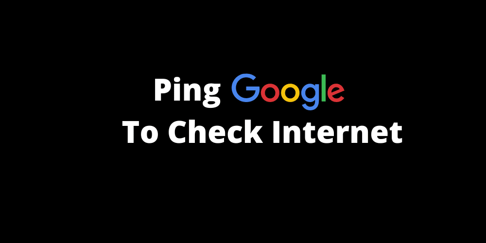 How-to-ping-google