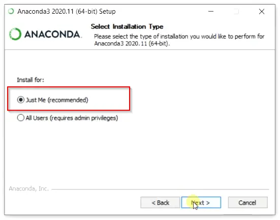 Select-Anaconda-installation-type