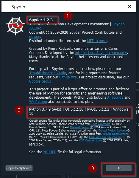 check-Spyder-Python-version