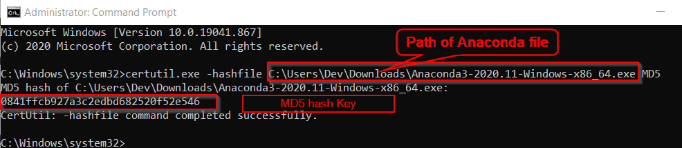 Commad-to-verify-md5-checksume-Windows10