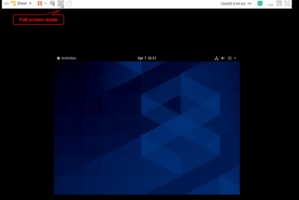 CentOS vmware screen resolution issue