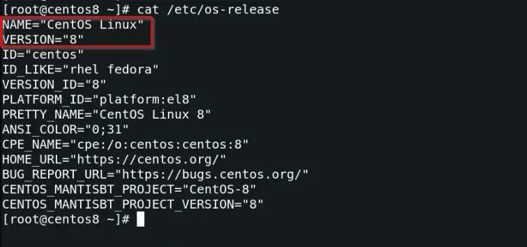 Check-CentOS-release