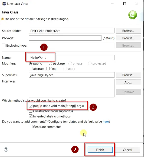 Name-and-stub-method-for-java-class