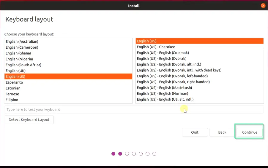 Select-Keyboard-layout