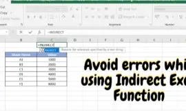 Indirect Function In Excel: How Useful It Is In Reality?