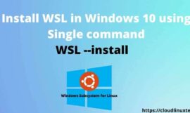 How to install WSL (Windows Subsystem for Linux) in single command | Install Linux on Windows using WSL
