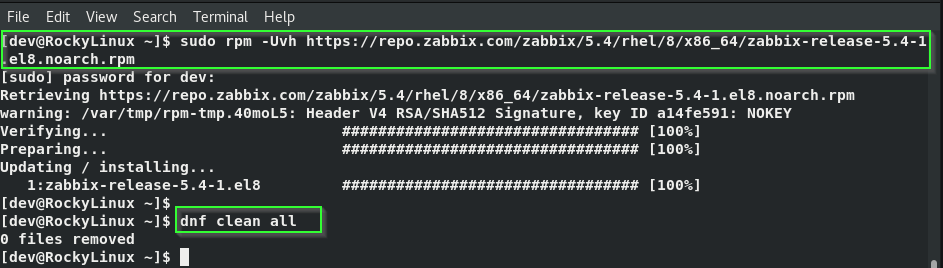 Configure Zabbix repository in your Rocky Linux/AlmaLinux