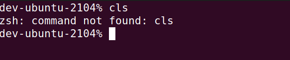 zsh command not found error