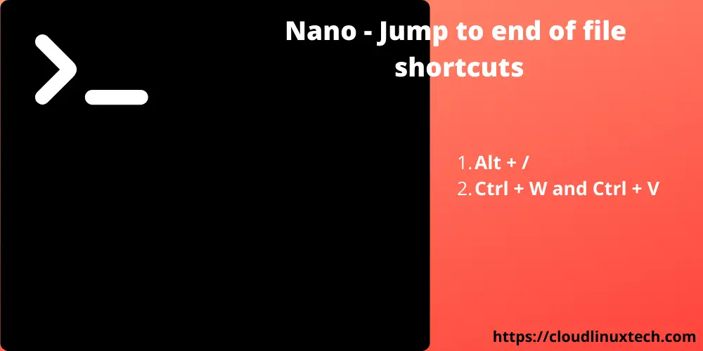 Nano-Jump-to-end-of-file