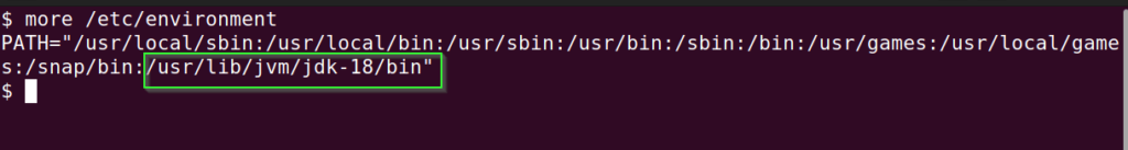 set up java bin directory for Java home in Ubuntu