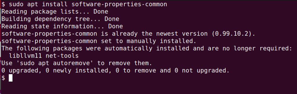 Fix add apt repository command not found error