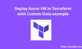 3 Steps to Deploy Terraform Azure VM Custom Data example [Infrastructure as code]