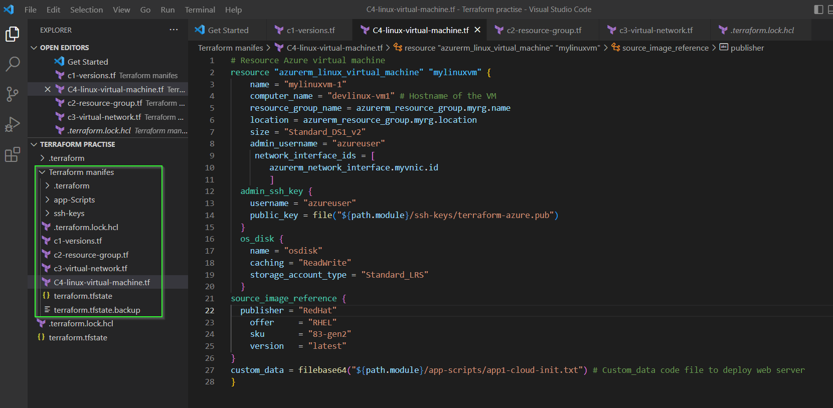 3 Steps to Deploy Terraform Azure VM Custom Data example