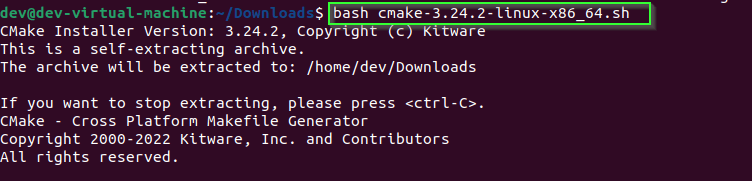 run cmake.sh file to install it in Linux