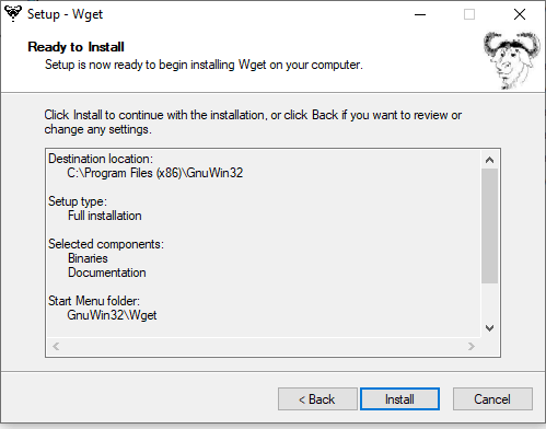 Fix wget command not found error in windows via wget installation